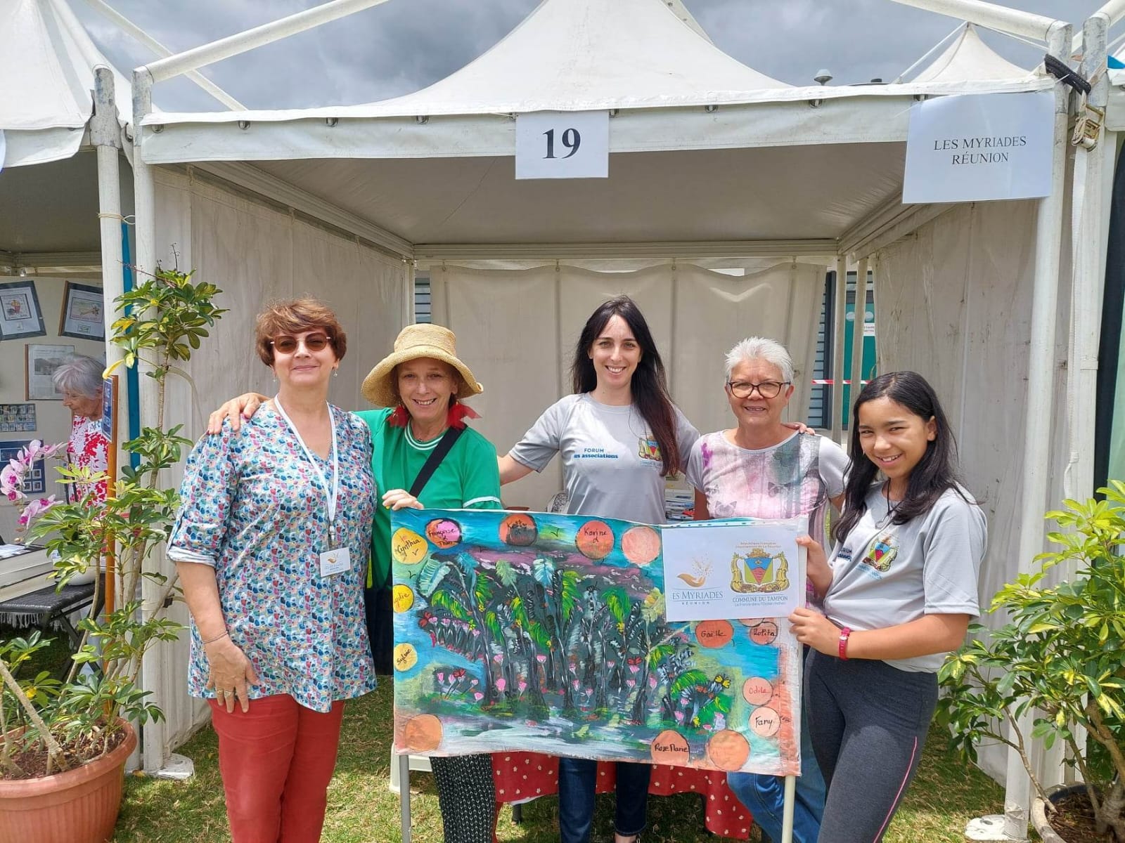 Cynthia Contini au Forum des associations — Les Myriades